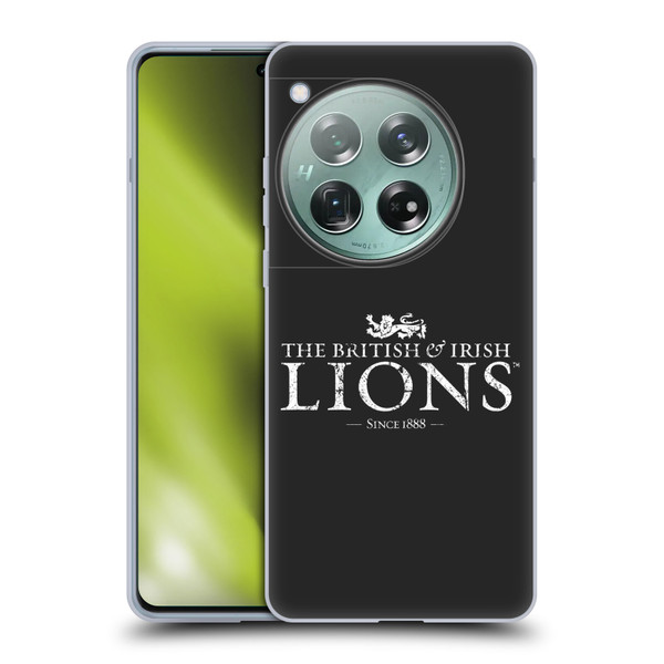 British and Irish Lions Badge Logotype Distressed Soft Gel Case for OnePlus 12
