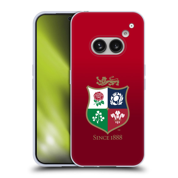 British and Irish Lions Badge Gradient Soft Gel Case for Nothing Phone (2a)