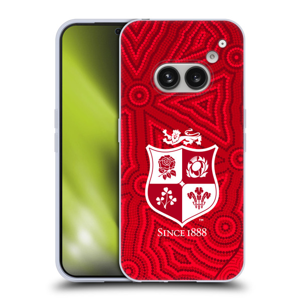 British and Irish Lions Badge Patterns Soft Gel Case for Nothing Phone (2a)