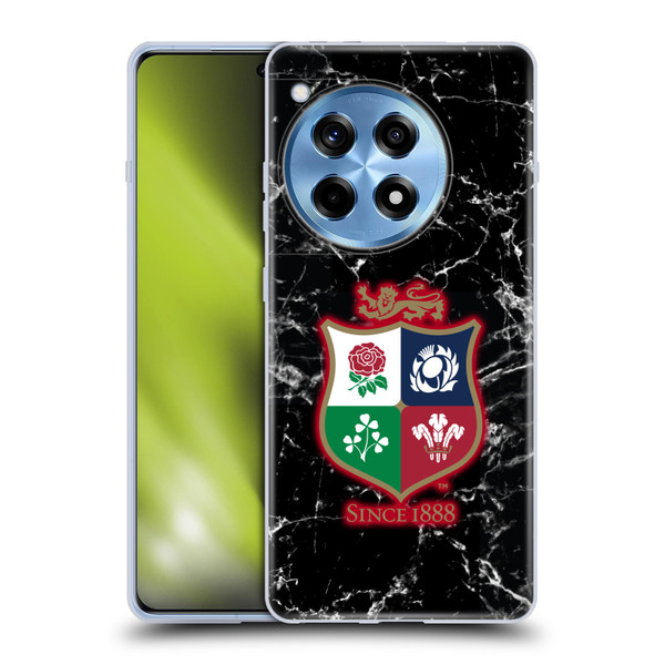 British and Irish Lions Badge Marble Soft Gel Case for OnePlus 12R