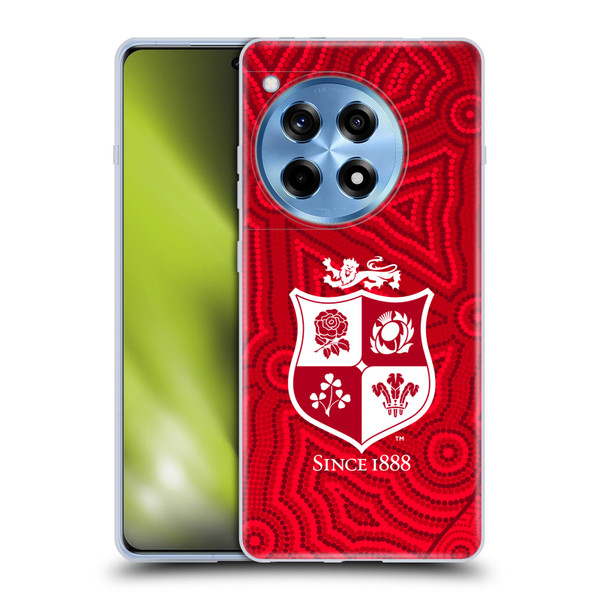 British and Irish Lions Badge Patterns Soft Gel Case for OnePlus 12R