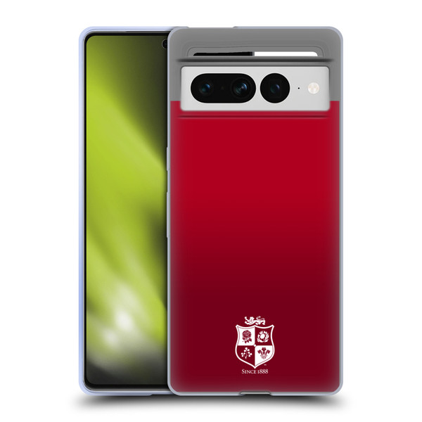 British and Irish Lions Badge Gradient Mono Soft Gel Case for Google Pixel 7 Pro
