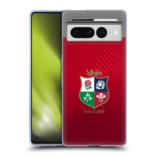 British and Irish Lions Badge Textured Soft Gel Case for Google Pixel 7 Pro