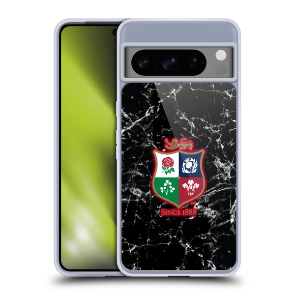 British and Irish Lions Badge Marble Soft Gel Case for Google Pixel 8 Pro