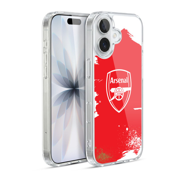 Arsenal FC Graffiti Art Crest Soft Gel Case for Apple iPhone 17