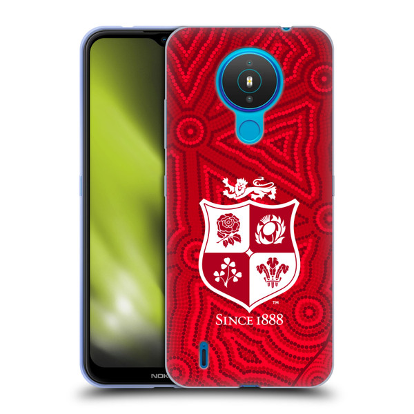 British and Irish Lions Badge Patterns Soft Gel Case for Nokia 1.4