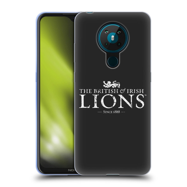 British and Irish Lions Badge Logotype Distressed Soft Gel Case for Nokia 5.3