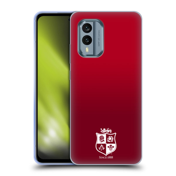 British and Irish Lions Badge Gradient Mono Soft Gel Case for Nokia X30