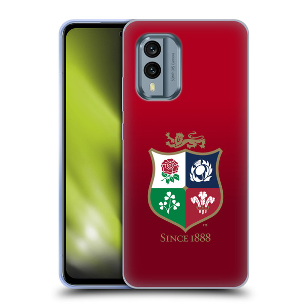 British and Irish Lions Badge Gradient Soft Gel Case for Nokia X30