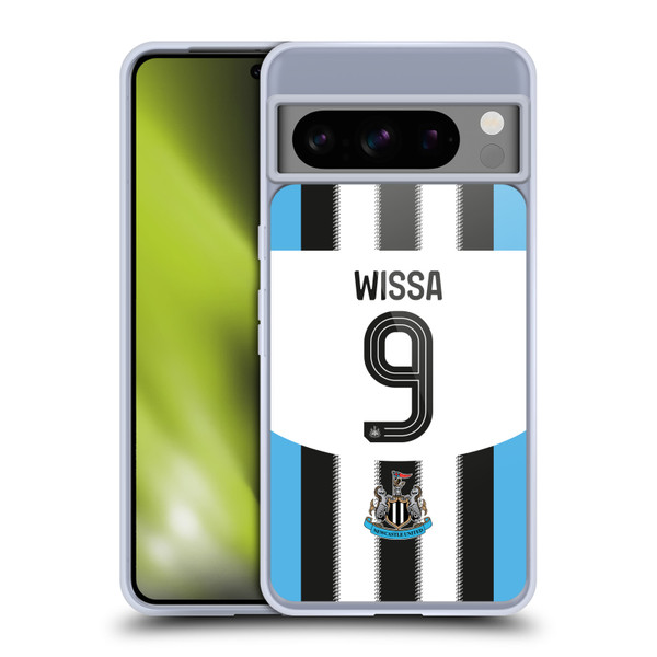 Newcastle United Football Club 2025/26 Players Home Kit 2nd Group Yoane Wissa Soft Gel Case for Google Pixel 8 Pro