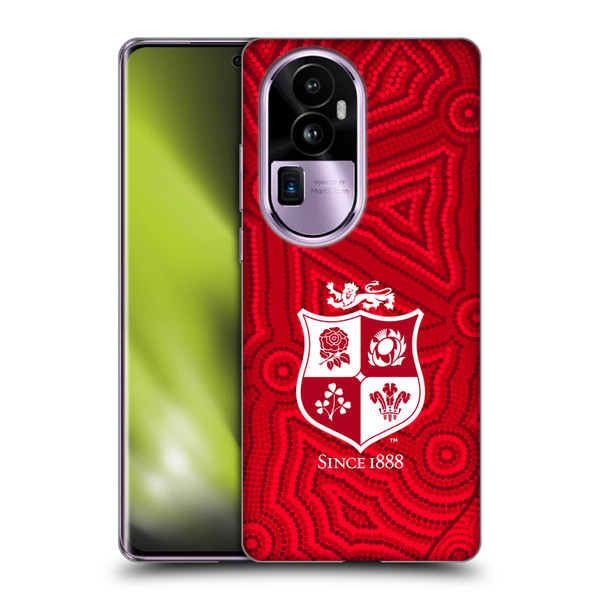 British and Irish Lions Badge Patterns Soft Gel Case for OPPO Reno10 Pro+