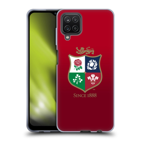 British and Irish Lions Badge Gradient Soft Gel Case for Samsung Galaxy A12 (2020)