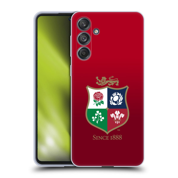British and Irish Lions Badge Gradient Soft Gel Case for Samsung Galaxy M55 5G