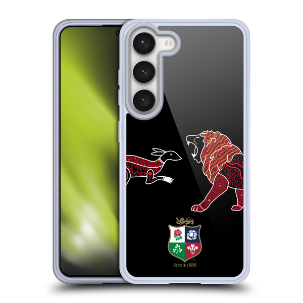 British and Irish Lions Badge Wallaby VS Lion Soft Gel Case for Samsung Galaxy S23 5G
