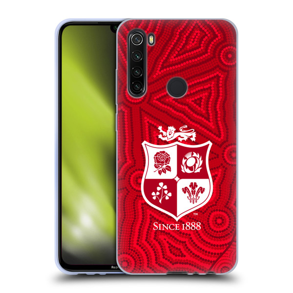 British and Irish Lions Badge Patterns Soft Gel Case for Xiaomi Redmi Note 8T