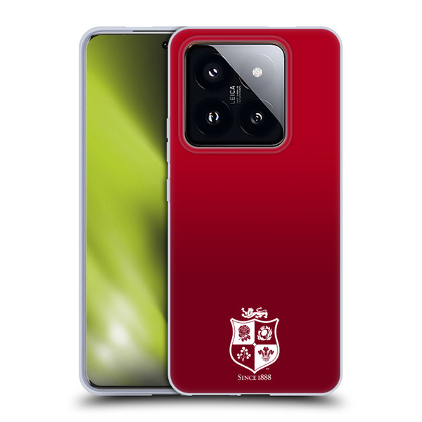 British and Irish Lions Badge Gradient Mono Soft Gel Case for Xiaomi 14 Pro