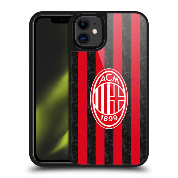 AC Milan 2025/26 Crest Kit Home Gel Armour Case For Apple iPhone 11