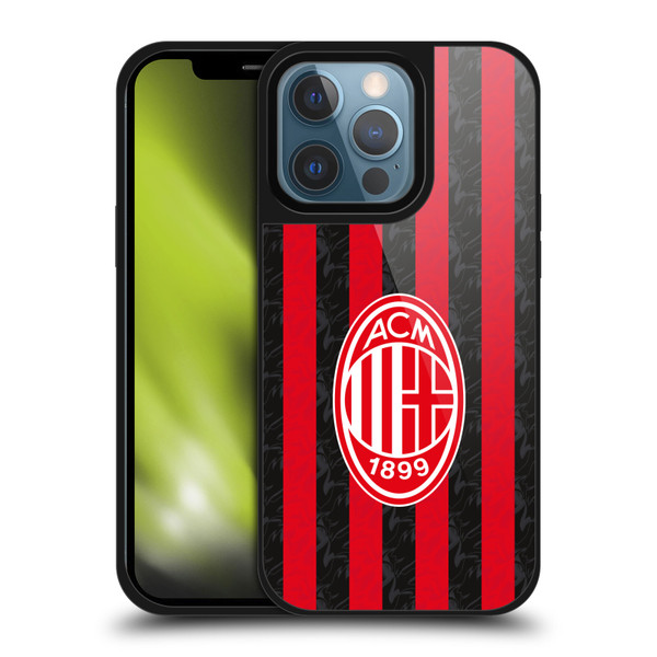 AC Milan 2025/26 Crest Kit Home Gel Armour Case For Apple iPhone 13 Pro