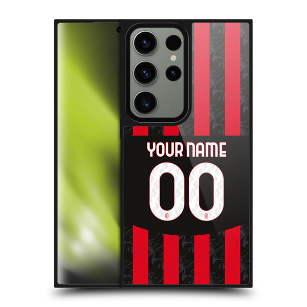 Custom Customised Personalised AC Milan 2024/25 Kit Home Gel Armour Case For Samsung Galaxy S24 Ultra 5G