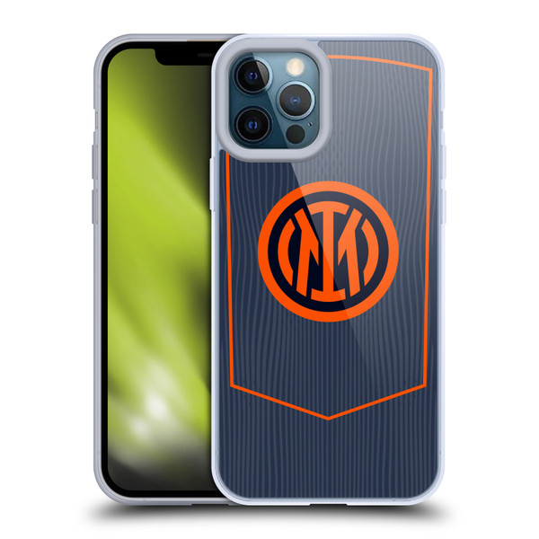 Fc Internazionale Milano 2025/26 Crest Kit Third Soft Gel Case for Apple iPhone 12 Pro Max