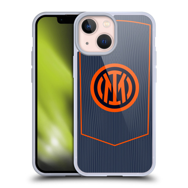 Fc Internazionale Milano 2025/26 Crest Kit Third Soft Gel Case for Apple iPhone 13 Mini