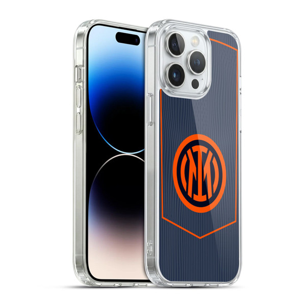 Fc Internazionale Milano 2025/26 Crest Kit Third Soft Gel Case for Apple iPhone 14 Pro Max & MagSafe