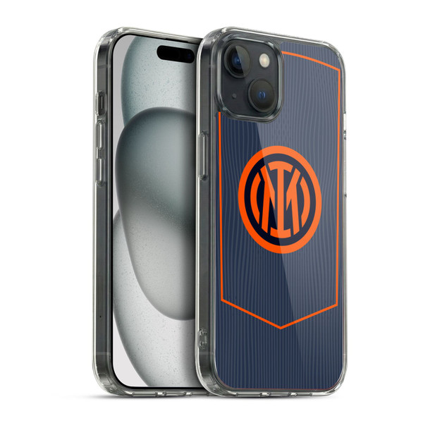 Fc Internazionale Milano 2025/26 Crest Kit Third Soft Gel Case for Apple iPhone 15 Plus & MagSafe