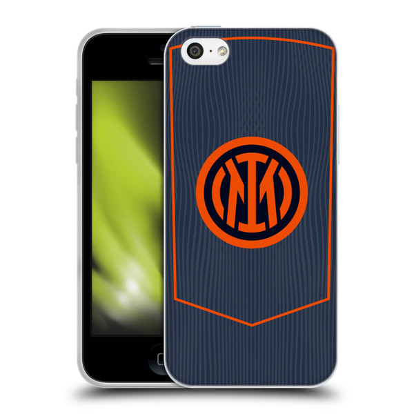 Fc Internazionale Milano 2025/26 Crest Kit Third Soft Gel Case for Apple iPhone 5c