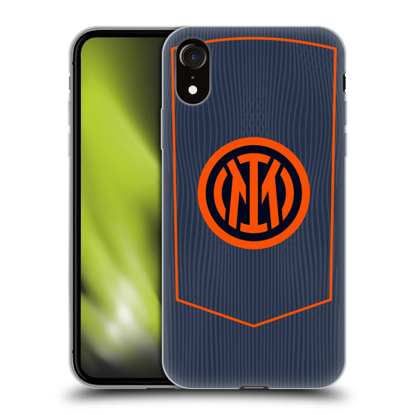 Fc Internazionale Milano 2025/26 Crest Kit Third Soft Gel Case for Apple iPhone XR