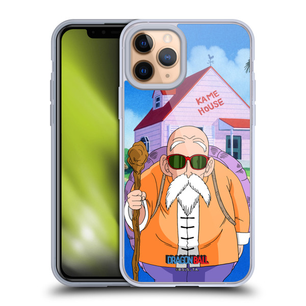 Dragon Ball Characters Master Roshi Soft Gel Case for Apple iPhone 11 Pro