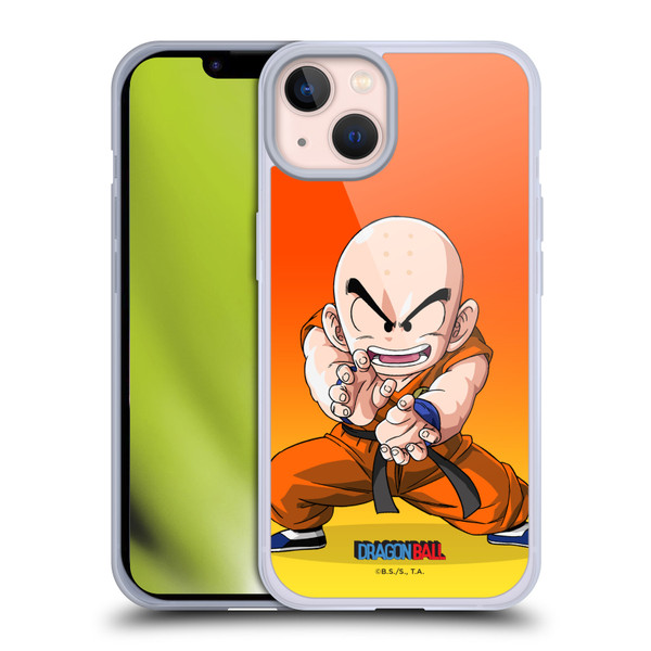 Dragon Ball Characters Krillin Soft Gel Case for Apple iPhone 13