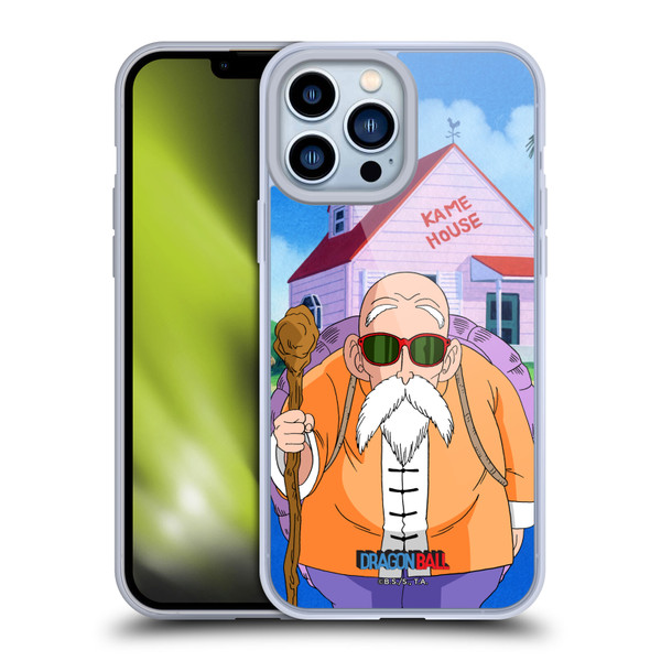 Dragon Ball Characters Master Roshi Soft Gel Case for Apple iPhone 13 Pro Max
