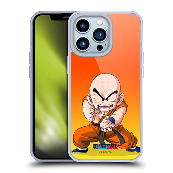 Dragon Ball Characters Krillin Soft Gel Case for Apple iPhone 13 Pro