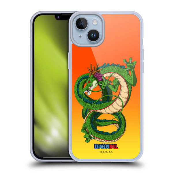 Dragon Ball Characters Shenron Soft Gel Case for Apple iPhone 14 Plus