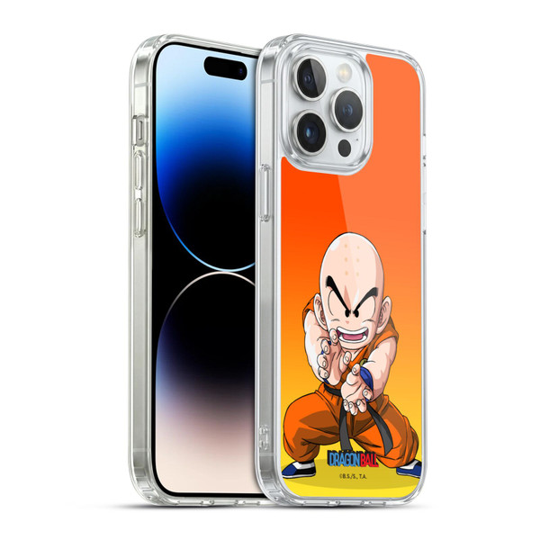 Dragon Ball Characters Krillin Soft Gel Case for Apple iPhone 14 Pro Max & MagSafe