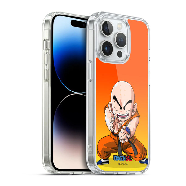 Dragon Ball Characters Krillin Soft Gel Case for Apple iPhone 14 Pro & MagSafe