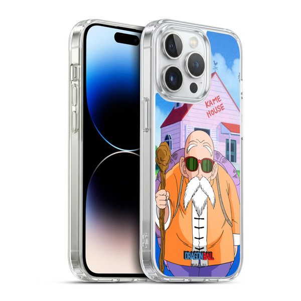 Dragon Ball Characters Master Roshi Soft Gel Case for Apple iPhone 14 Pro & MagSafe
