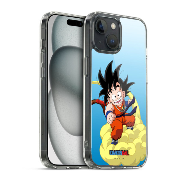 Dragon Ball Characters Goku Soft Gel Case for Apple iPhone 15 & MagSafe