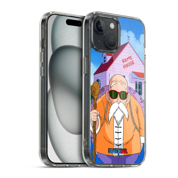 Dragon Ball Characters Master Roshi Soft Gel Case for Apple iPhone 15 & MagSafe