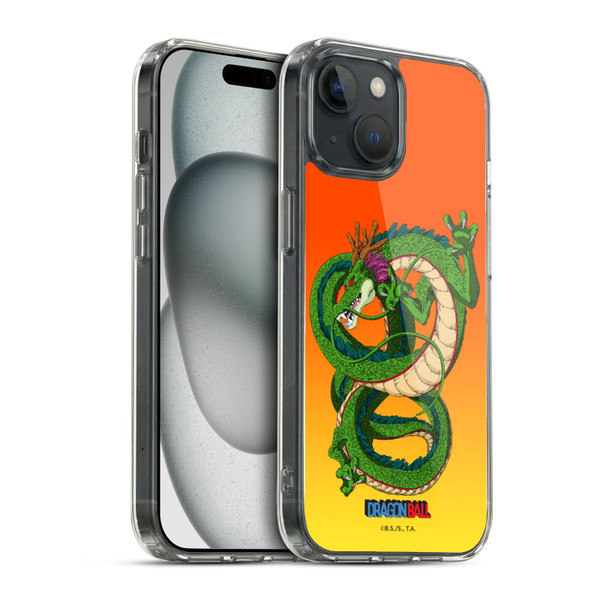 Dragon Ball Characters Shenron Soft Gel Case for Apple iPhone 15 & MagSafe