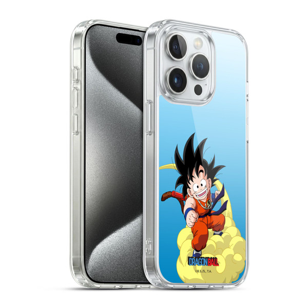 Dragon Ball Characters Goku Soft Gel Case for Apple iPhone 15 Pro & MagSafe