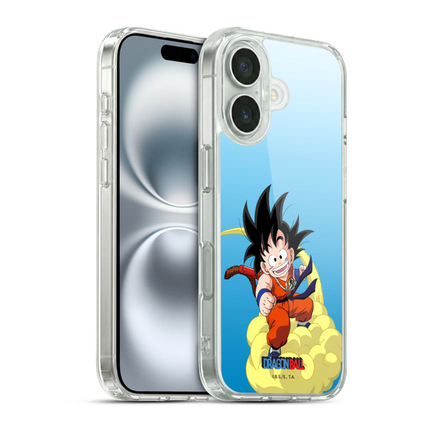 Dragon Ball Characters Goku Soft Gel Case for Apple iPhone 16 & MagSafe