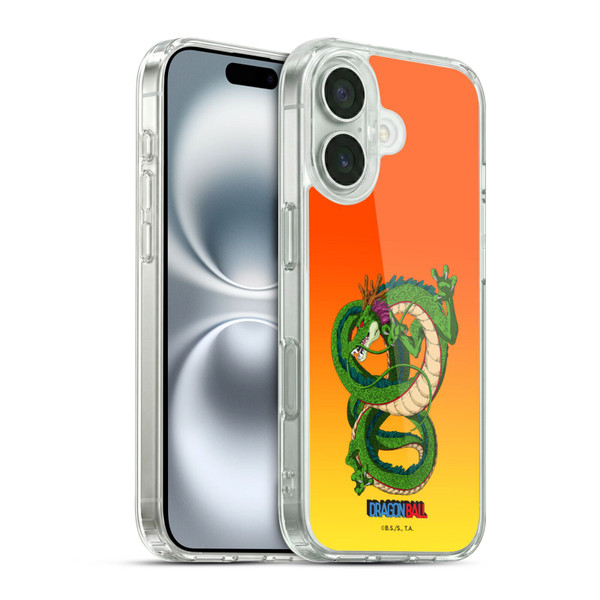 Dragon Ball Characters Shenron Soft Gel Case for Apple iPhone 16 & MagSafe