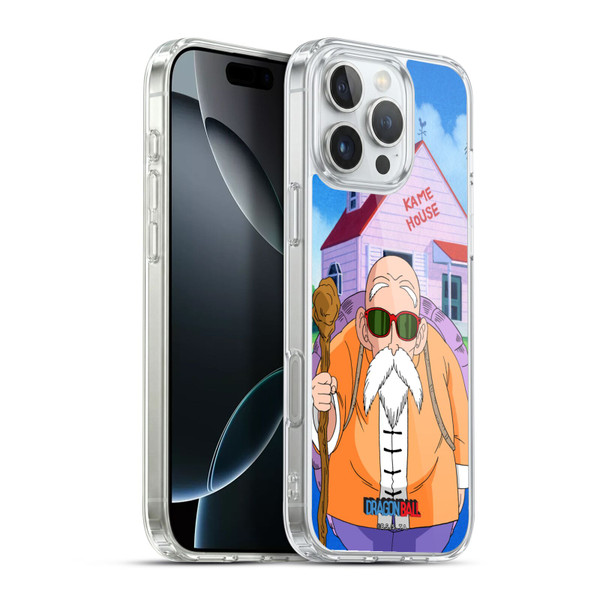 Dragon Ball Characters Master Roshi Soft Gel Case for Apple iPhone 16 Pro Max & MagSafe