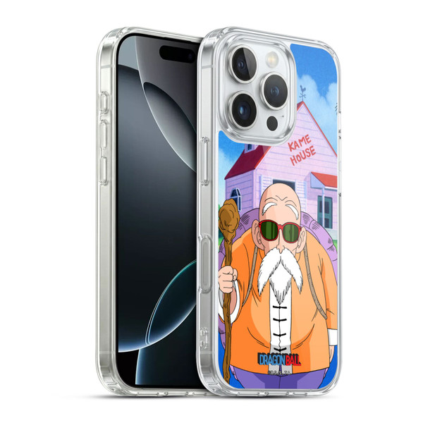 Dragon Ball Characters Master Roshi Soft Gel Case for Apple iPhone 16 Pro & MagSafe