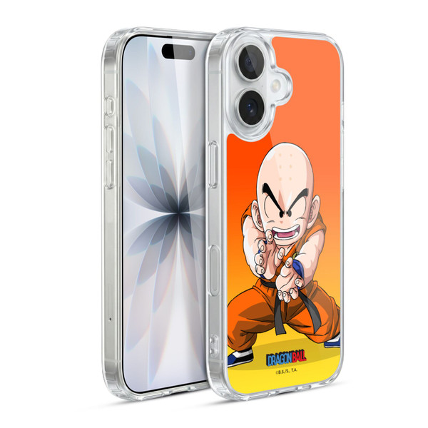 Dragon Ball Characters Krillin Soft Gel Case for Apple iPhone 17