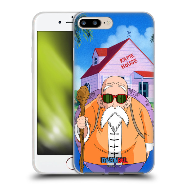 Dragon Ball Characters Master Roshi Soft Gel Case for Apple iPhone 7 Plus / iPhone 8 Plus
