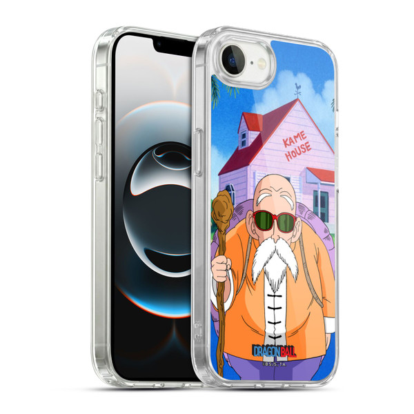 Dragon Ball Characters Master Roshi Soft Gel Case for Apple iPhone 16e & MagSafe