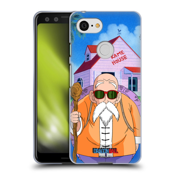 Dragon Ball Characters Master Roshi Soft Gel Case for Google Pixel 3