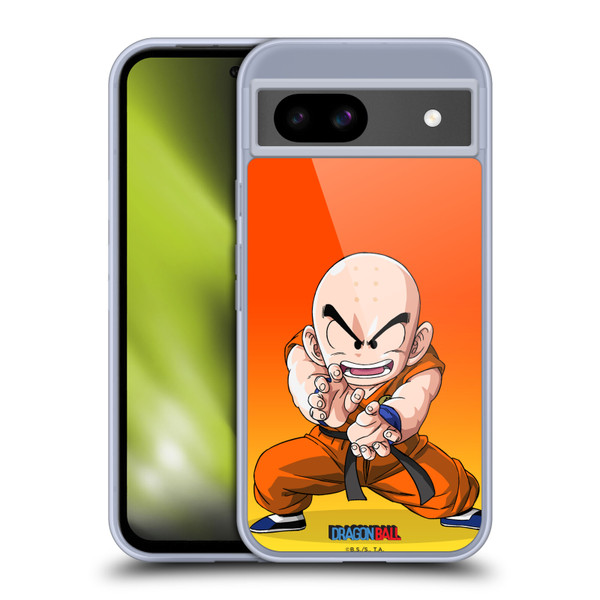 Dragon Ball Characters Krillin Soft Gel Case for Google Pixel 8a